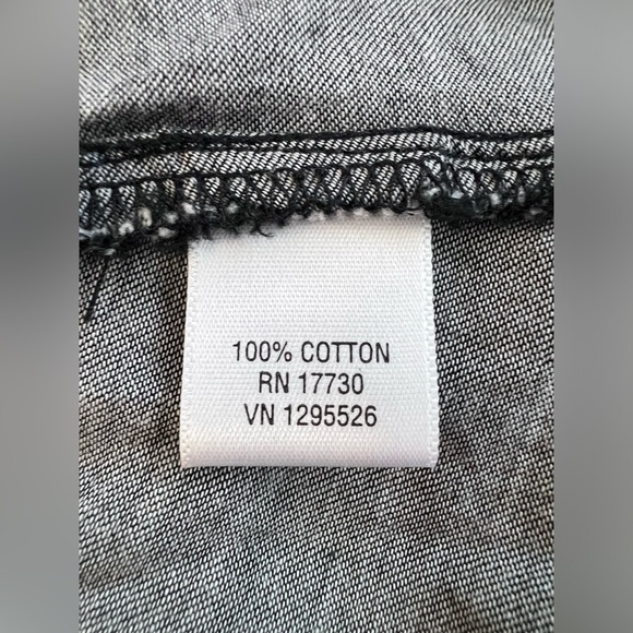 Converse All-Star Midi Dress Women's Sz XS Dark Gray Sleeveless 100% Cotton - Picture 7 of 9